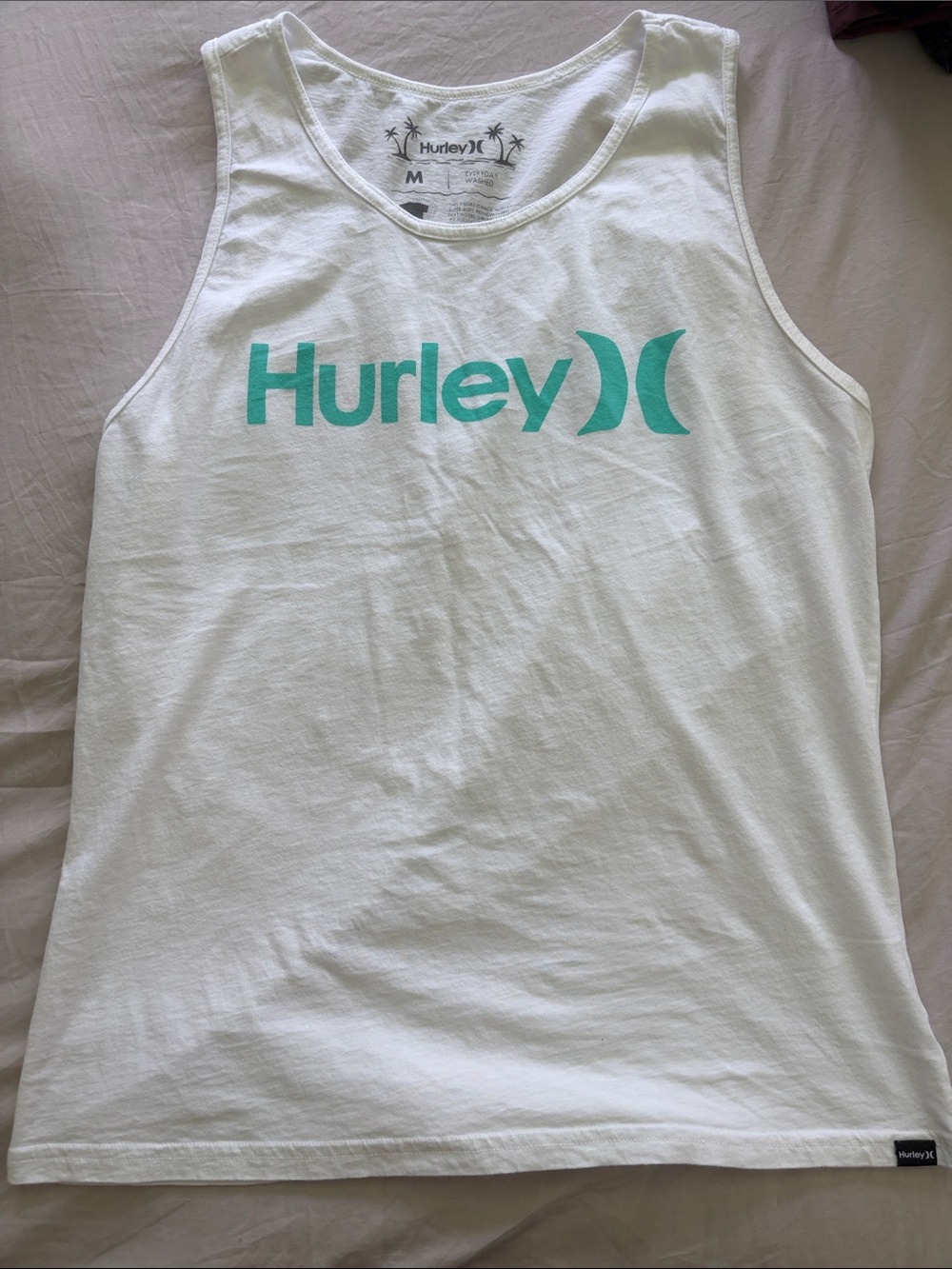 Hurley Mint Green Logo Tank Top
